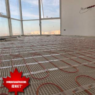 Тонкий самоклеящийся греющий мат IQ FLOOR MAT 150 Вт/м.кв - 20м²