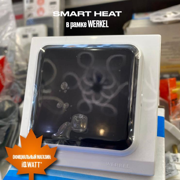 Программируемый терморегулятор с сенсорным дисплеем SMART HEAT WHITE