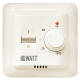 Терморегулятор с ручным управлением IQ THERMOSTAT M (ivory)