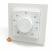 Электронный терморегулятор механическое управление IQ THERMOSTAT Dm белый