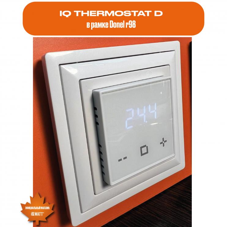 Электронный термостат IQ THERMOSTAT D black/white