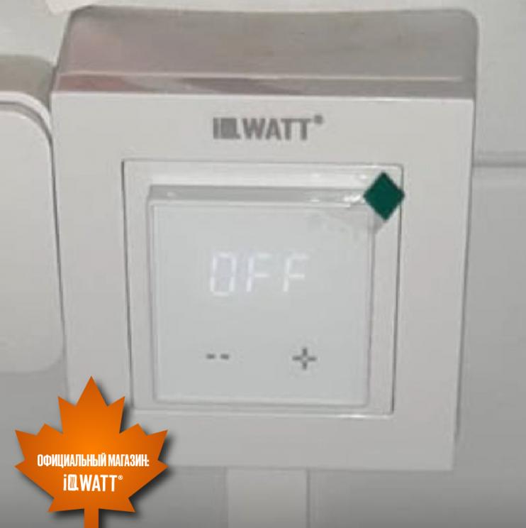 Электронный программируемый термостат IQ THERMOSTAT D графит WI-FI