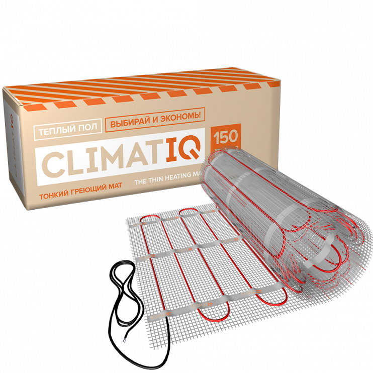 Тонкий самоклеящийся греющий мат CLIMATIQ MAT 10м²